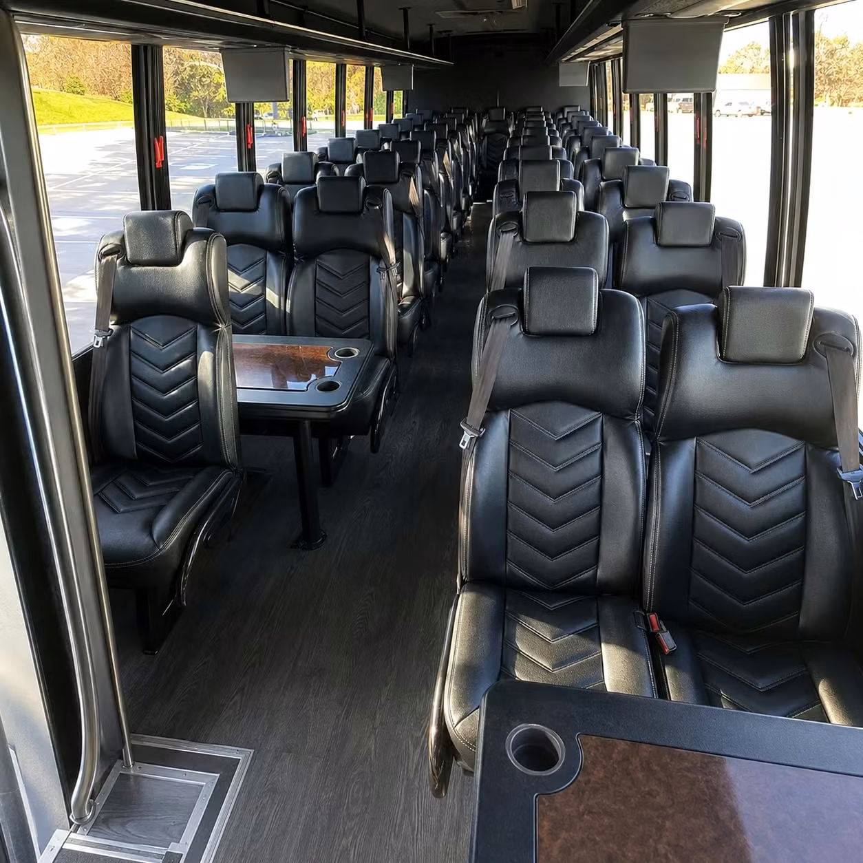 25 passenger minibus interior