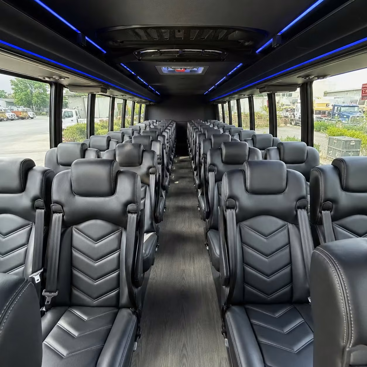 30 passenger minibus interior