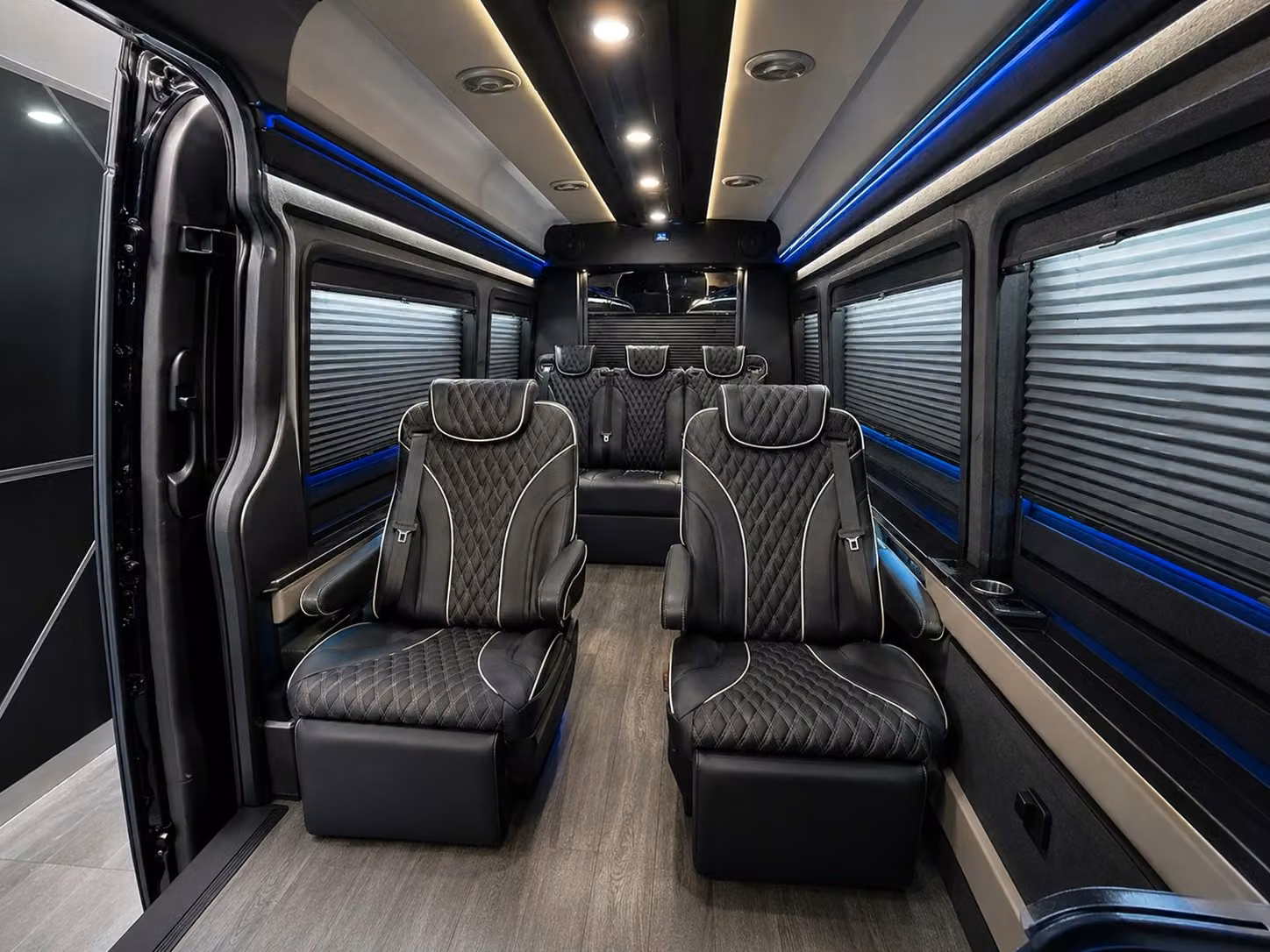sprinter van with driver interior